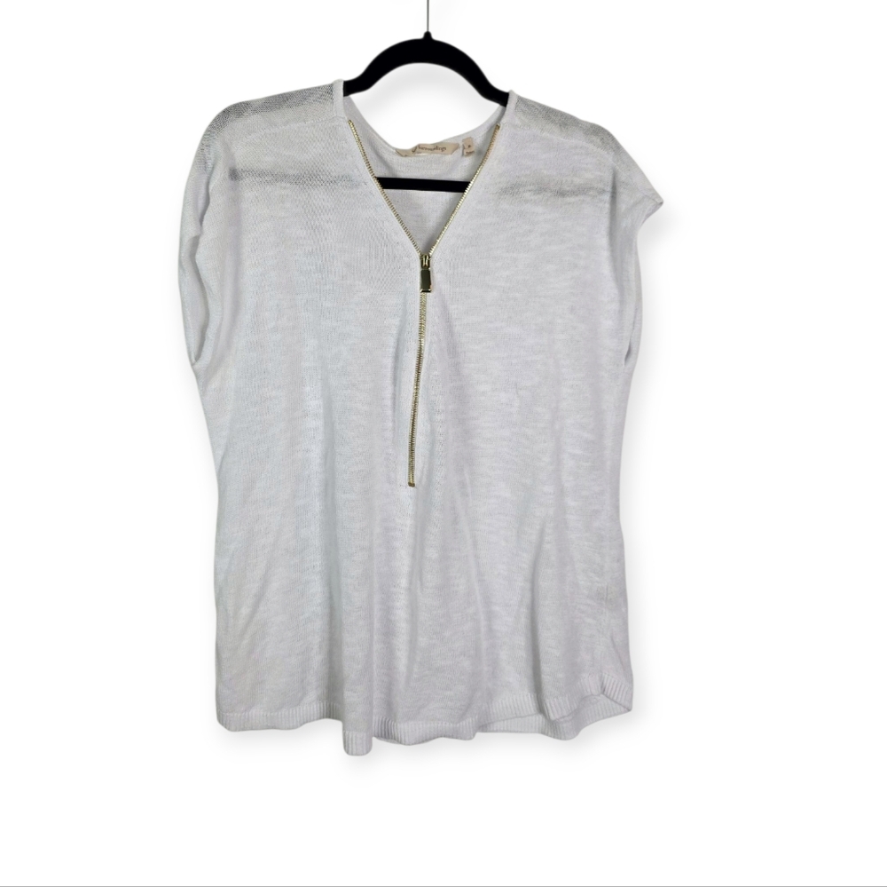 Soft Surroundings Valentina Short Sleeve Sweater Size XL - Picture 4 of 7